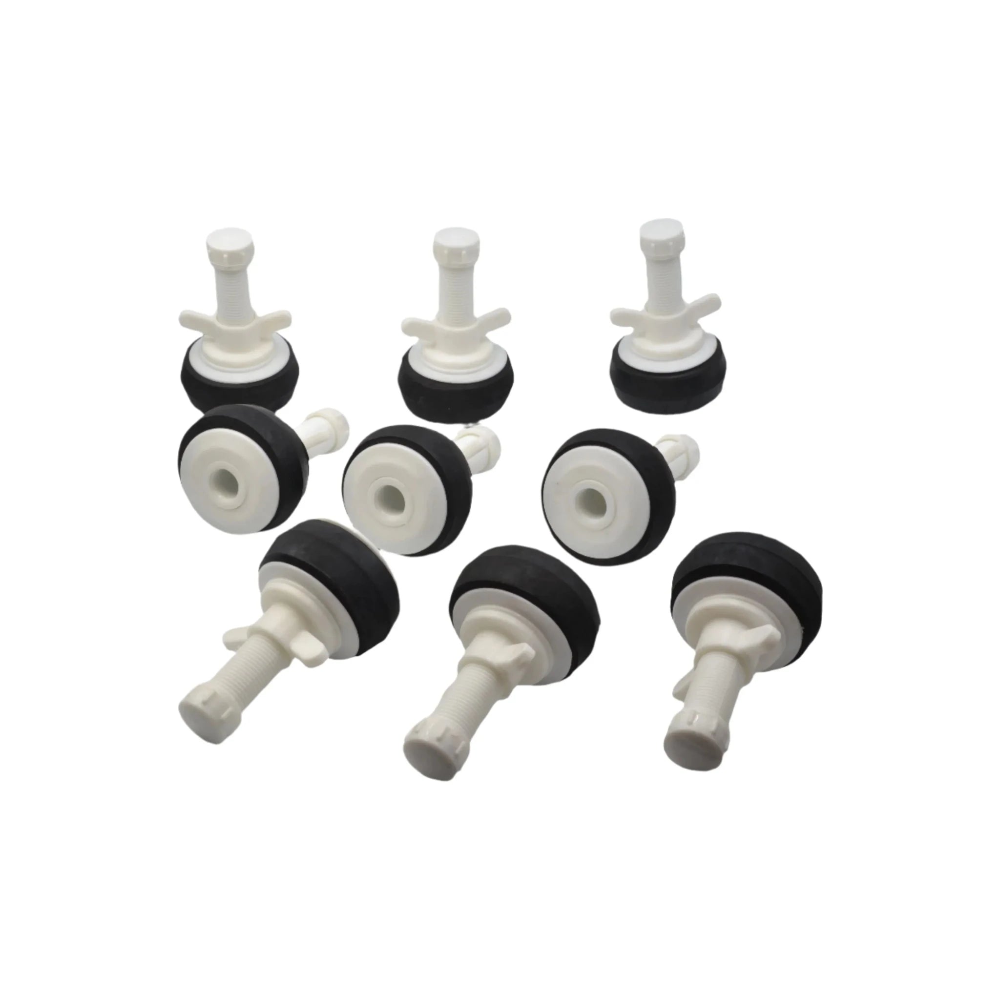 9x Nylon Mechanical Pipe Test Plug Bung with 13mm Bypass 63mm to 76mm - Twin Eagle Imports