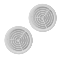 Haron 70EVX2 Wall and Eave Vent – 2 Pack Vent Facing 70mm Round