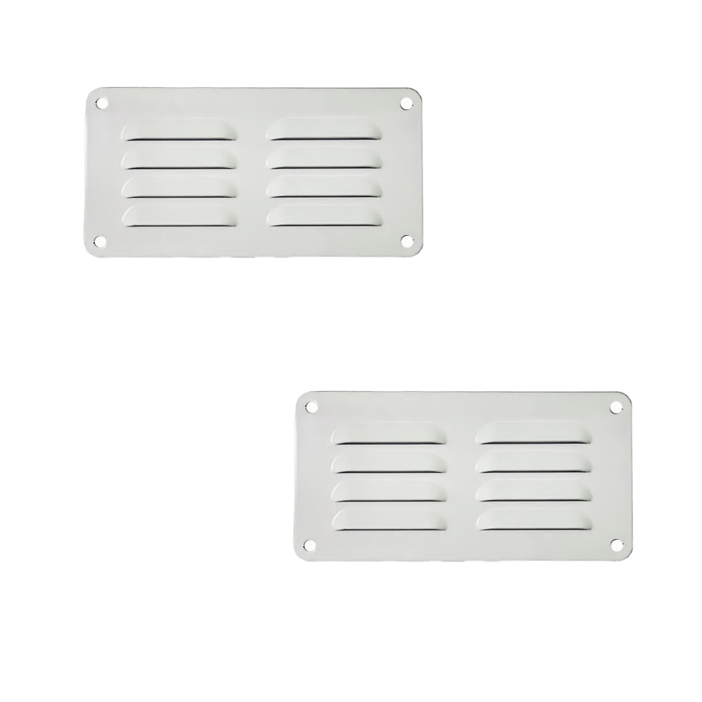  Haron 2257W Aluminium Vents –  White