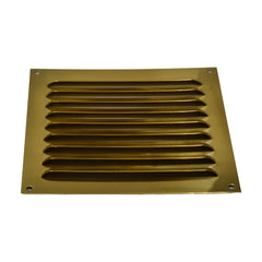 Haron B985  Brass Louvered Vents 150 x 150mm