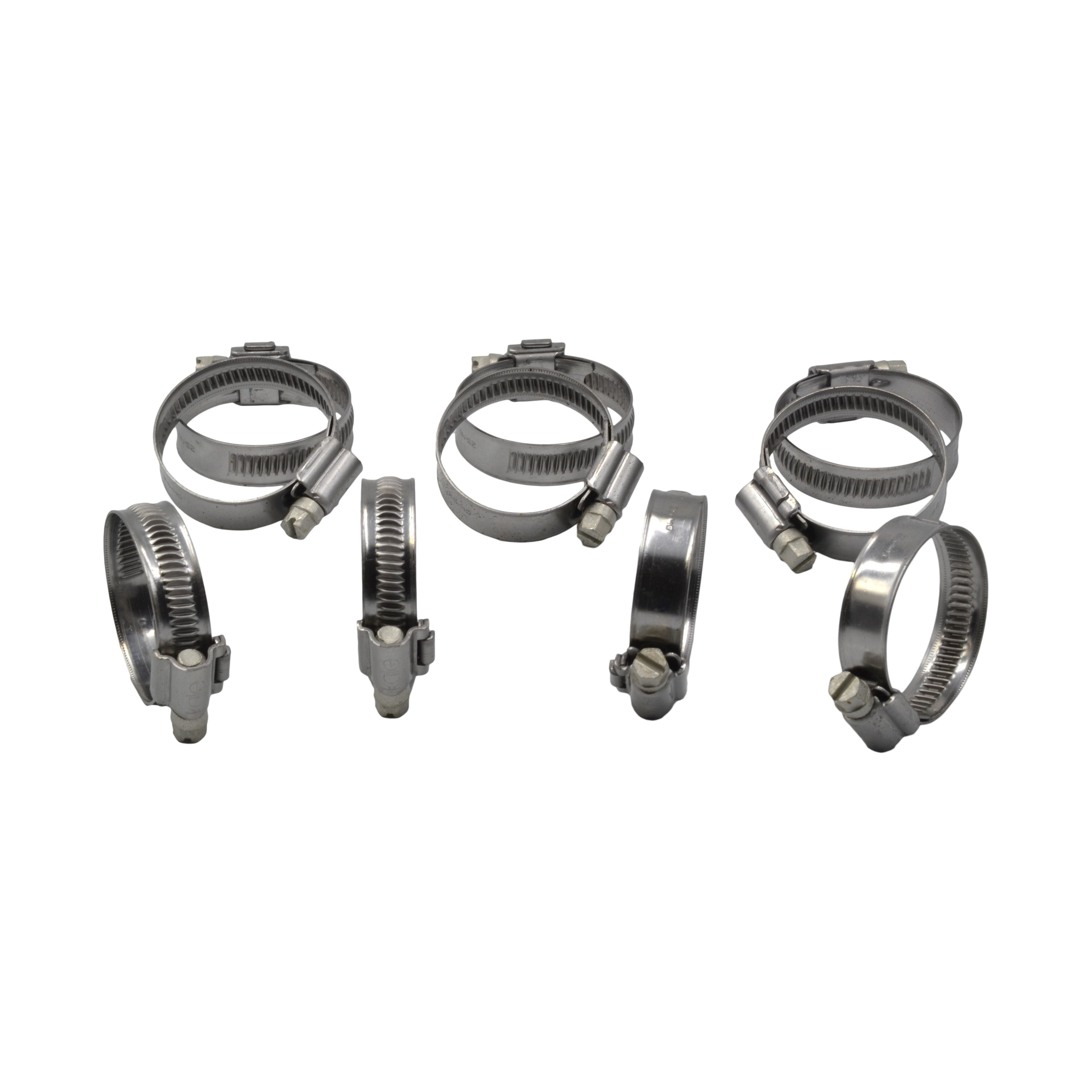 10 Piece Kale 304 Stainless Steel 25-40mm Worm Drive Hose Clamp