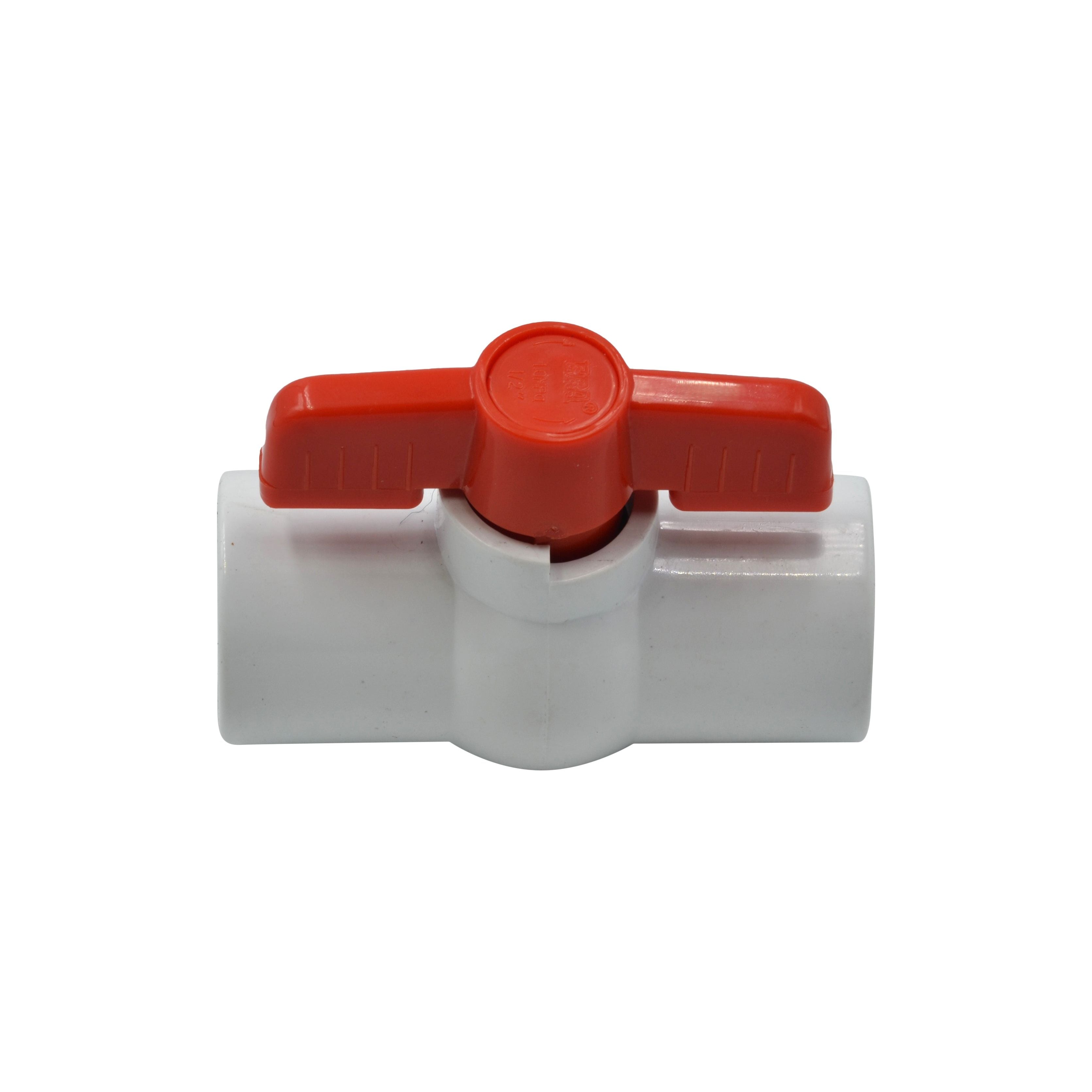 1pcs PVC Pipe Female/Female 1/2BSP Thread Ball Valve