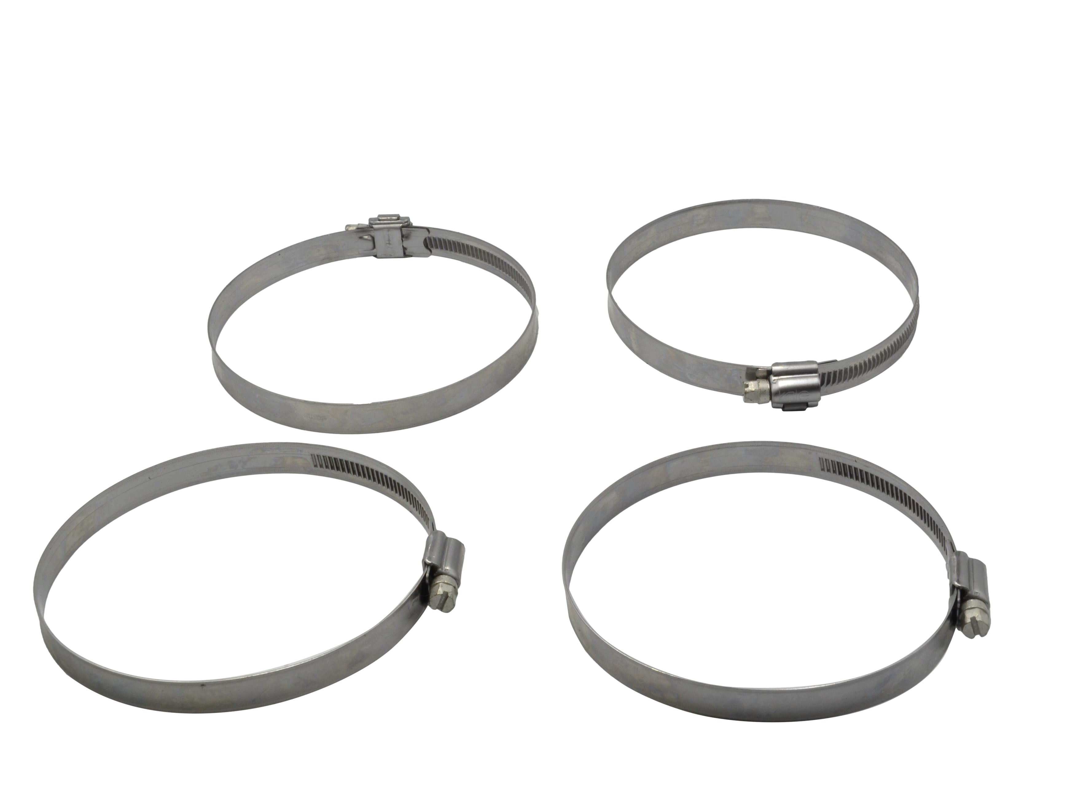 4 Piece Kale 304 Stainless Steel 118-140mm Worm Drive Hose Clamp