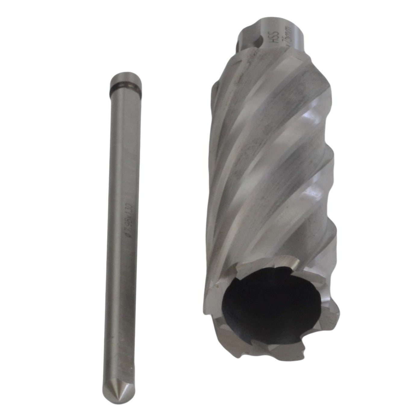 32 x 75mm D.O.C HSS Weldon Shank Annular Cutter with Pin