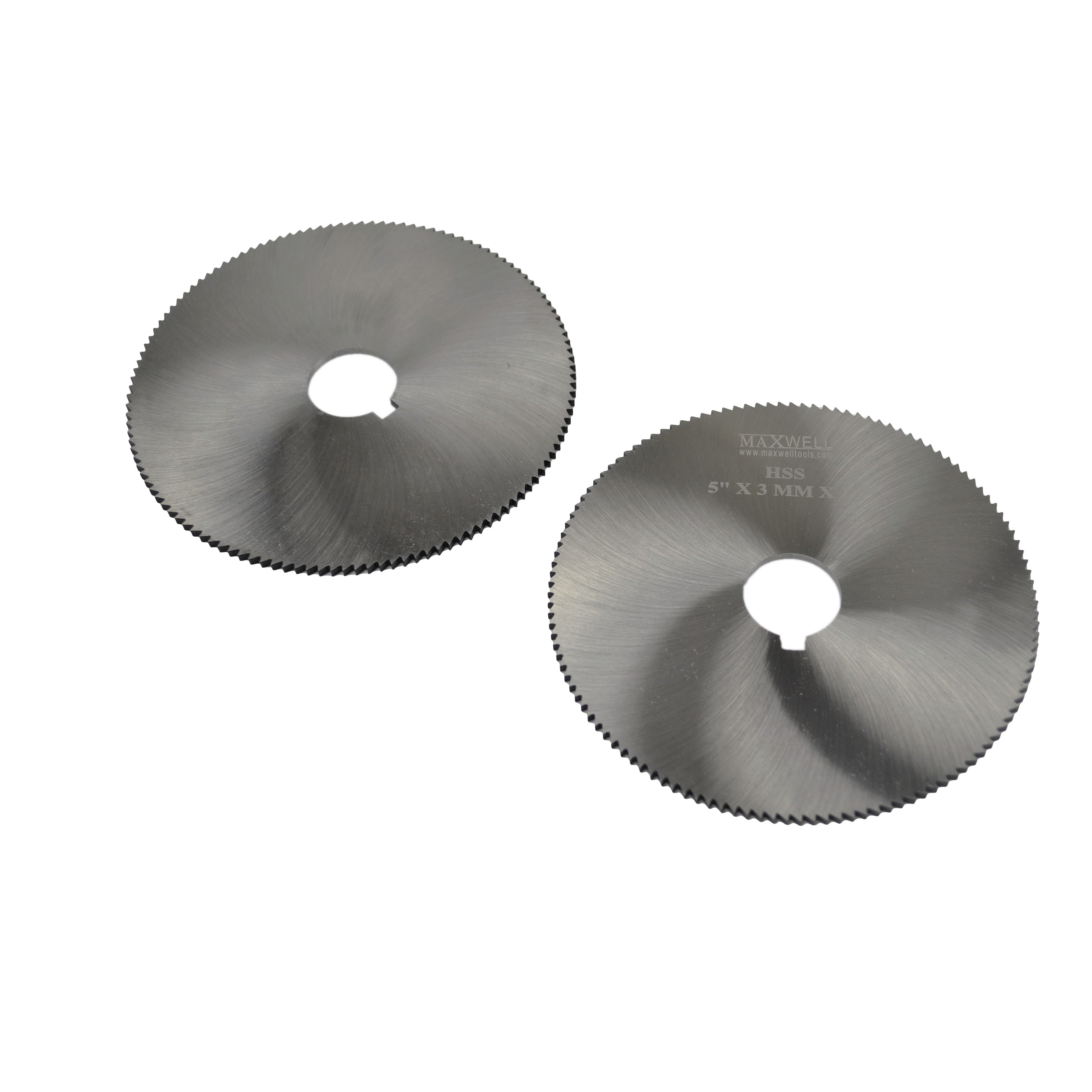 HSS Maxwell Slitting Saw 5"x 3mm x 1" bore 126 teeth