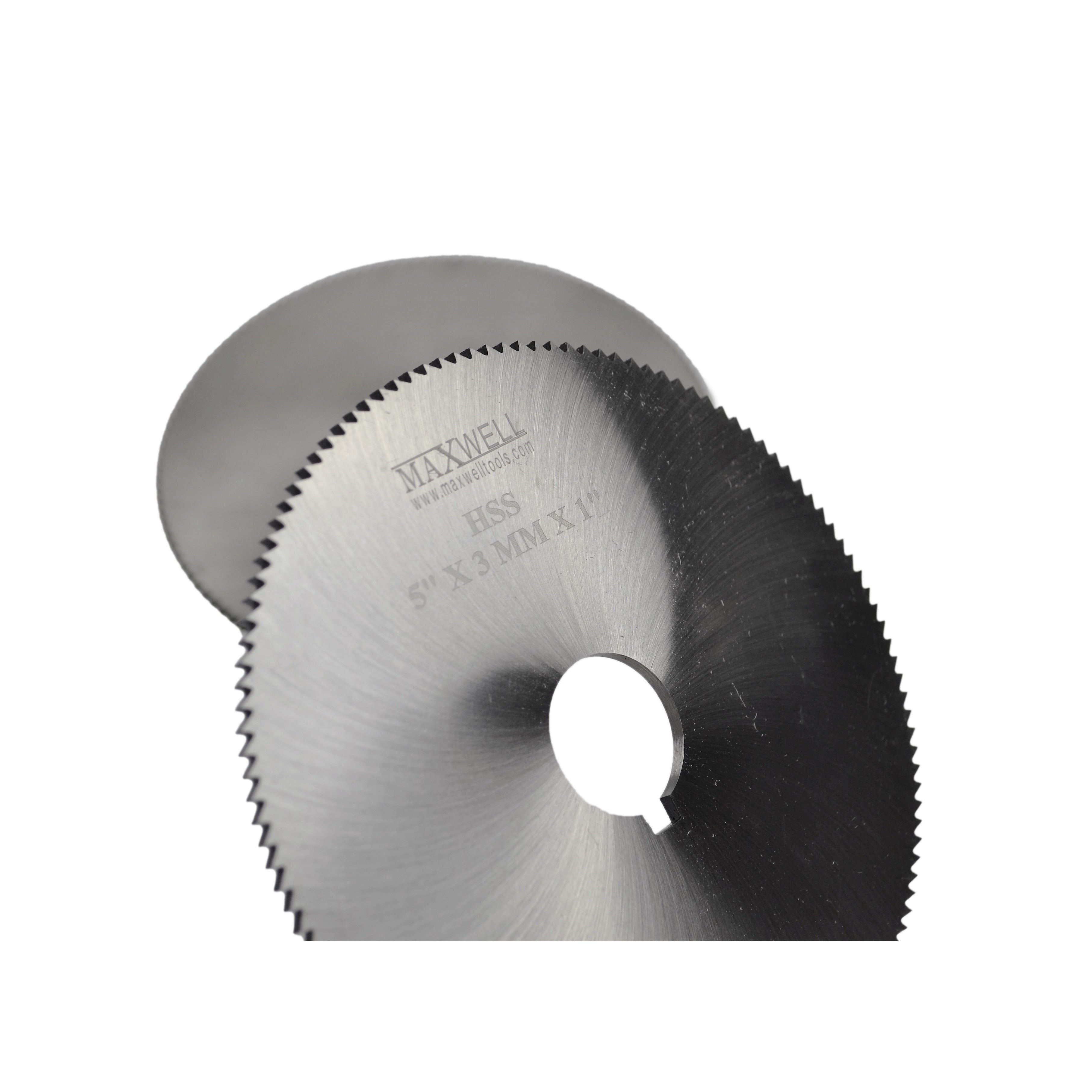 HSS Maxwell Slitting Saw 5"x 3mm x 1" bore 126 teeth
