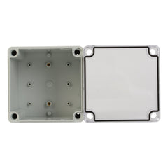 ABS IP66 Clear Lid Junction Box 125 x 125 x 100mm