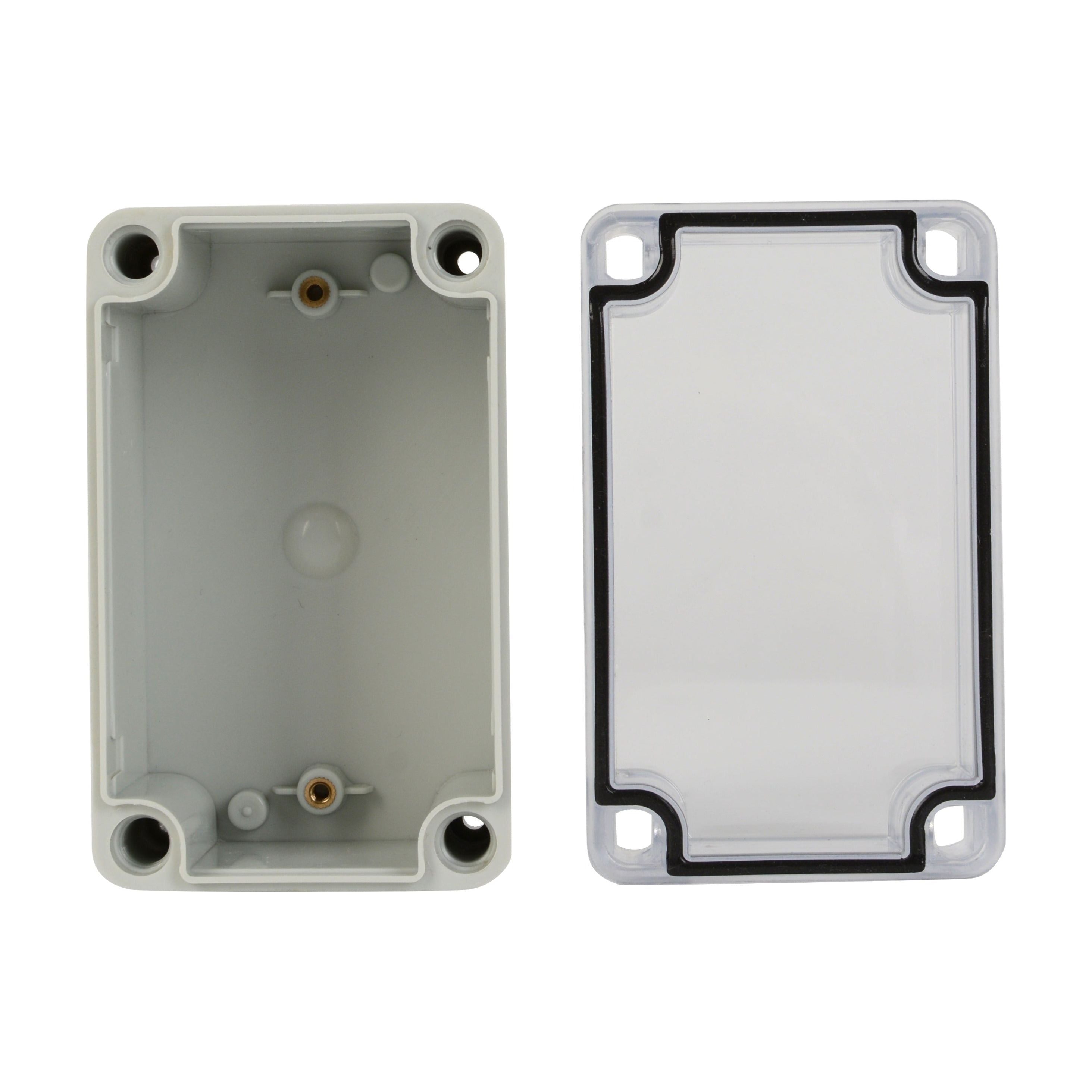 ABS IP66 Clear Lid Junction Box 80 x 130 x 85mm