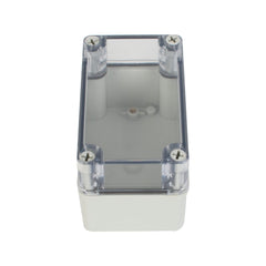 ABS IP66 Clear Lid Junction Box 80 x 130 x 85mm