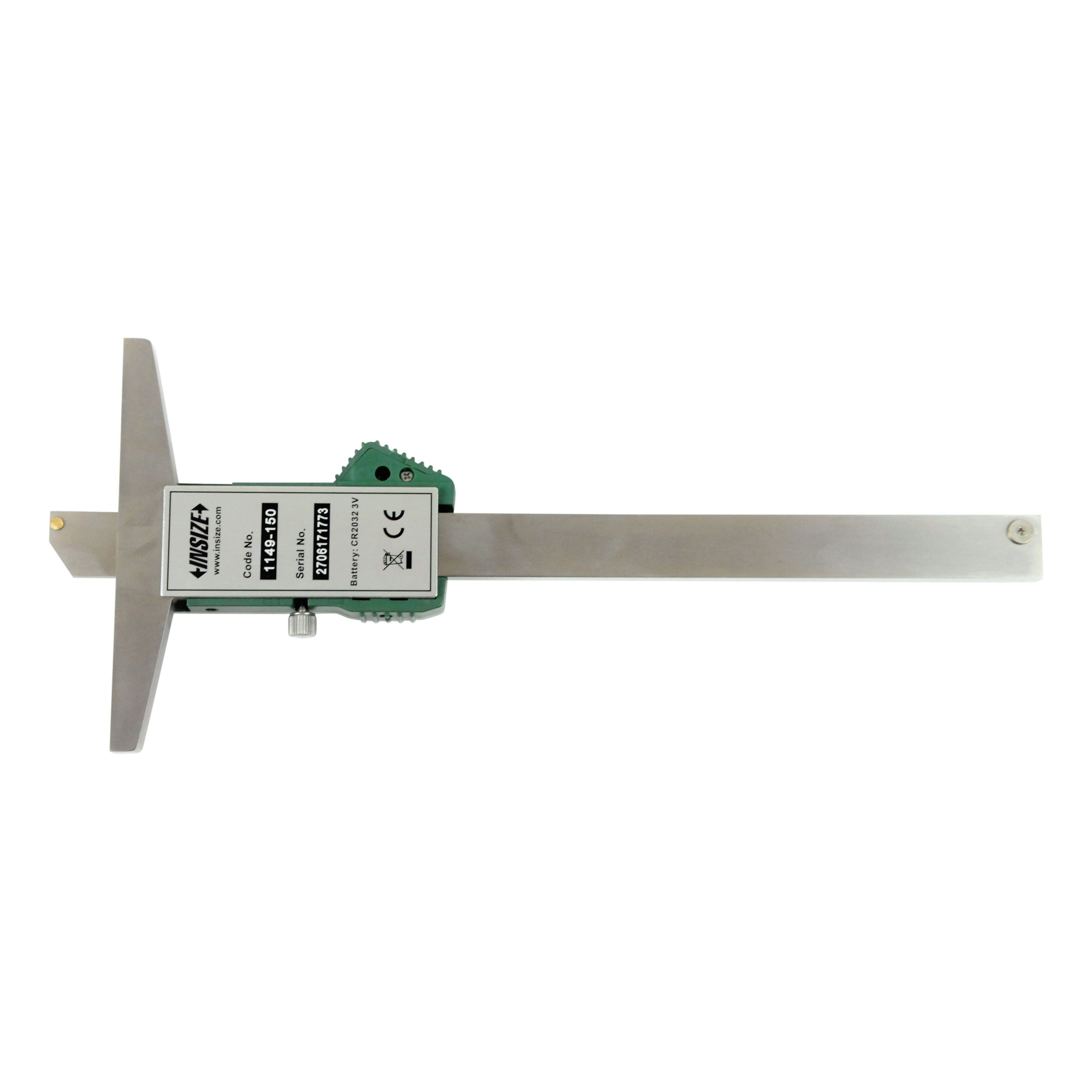 Insize IP67 Digital Depth Gauge 0-150mm / 0-6" Range Series 1149-150