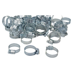 50 Piece 304 Stainless Steel 19-38mm Worm Drive Hose Clamp 