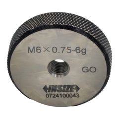 Insize Thread Ring Gauge M6x0.75 Fine Series 4129-6L