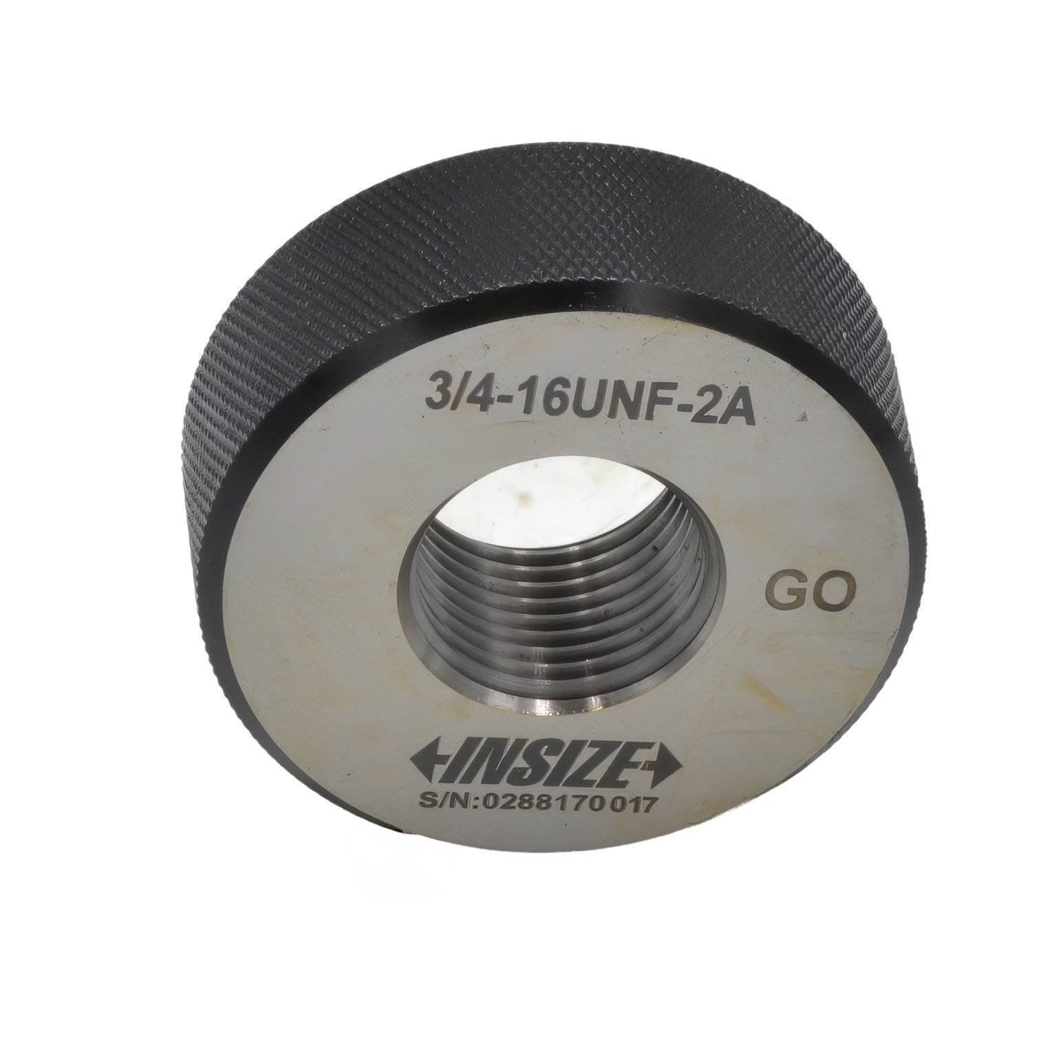 Insize Thread GO Ring Gauge 3/4"-16 UNF Series 4121-3B2 