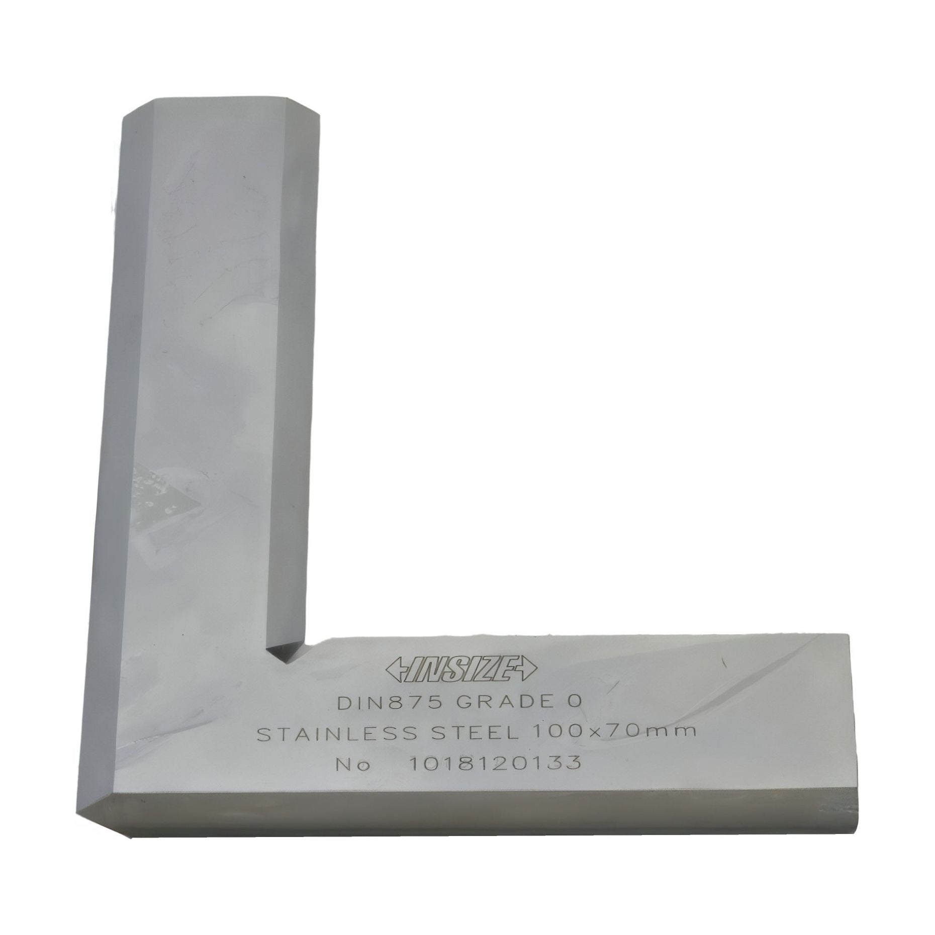 Insize Beveled Edge Square 100×70 mm Grade 0 Series 4790-1000