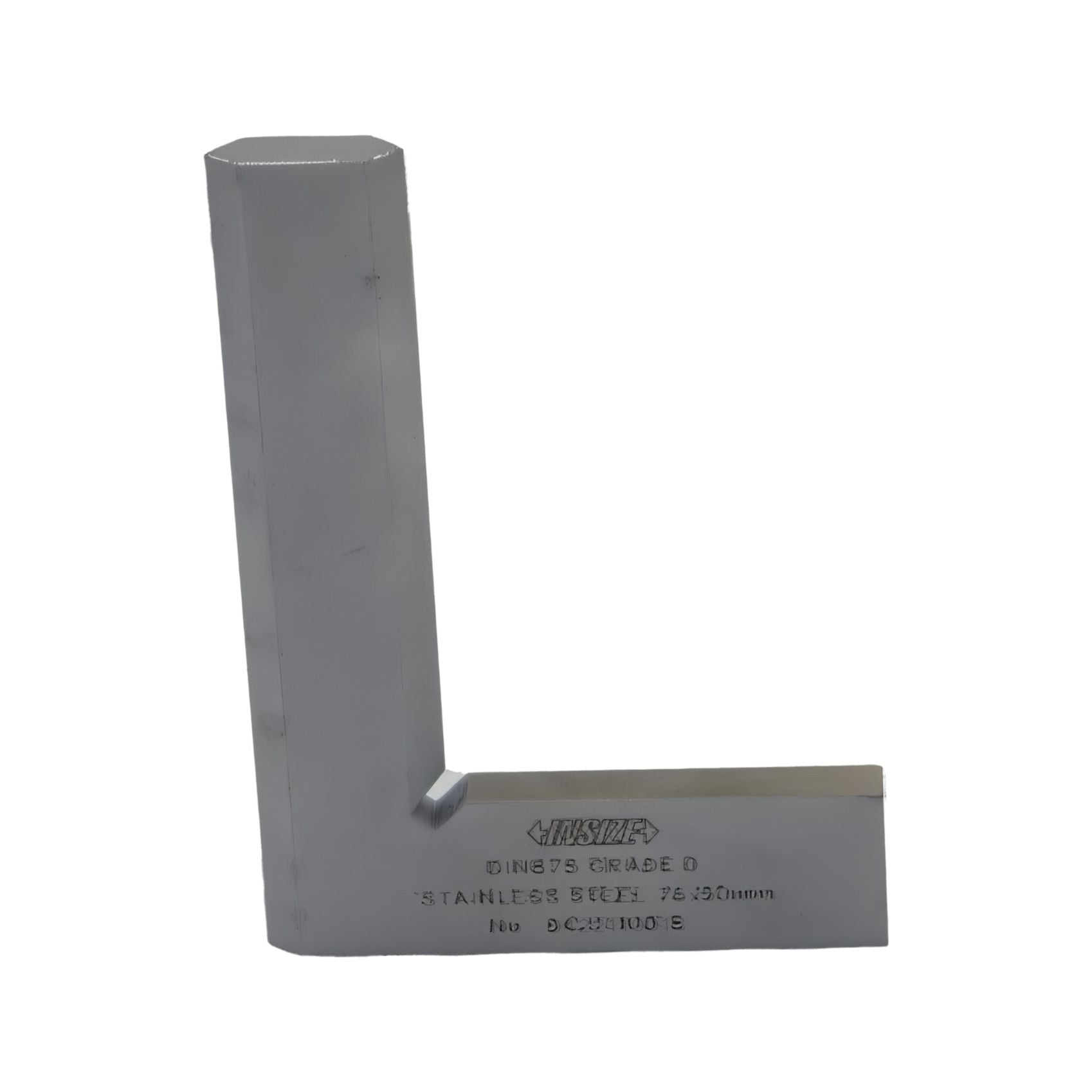 Insize Beveled Edge Square 75×50 mm Grade 0 Series 4790-750