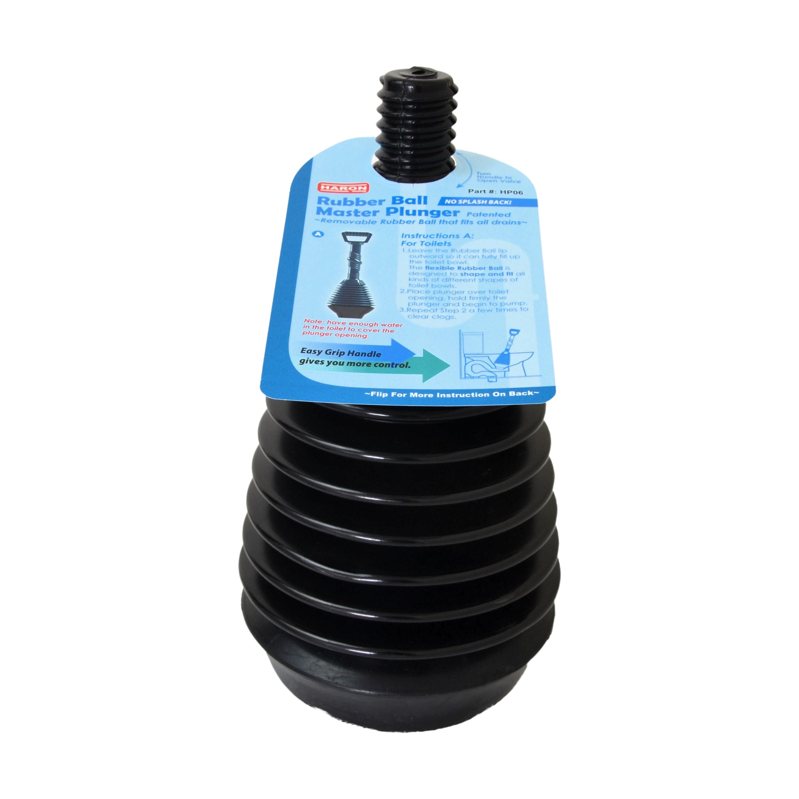 Haron Easy Grip Master Plunger HP06 for Sinks, Tubs and Toilets