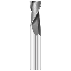 Best Carbide Regular Length Uncoated 2-Flute End Mill 3mm, Square End