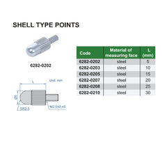 Insize Shell Type Point 6282-0203