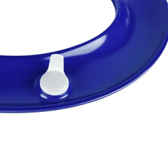 Haron TS-775604 MELROSE 604 Blue Toilet Seat with Locking Buffers