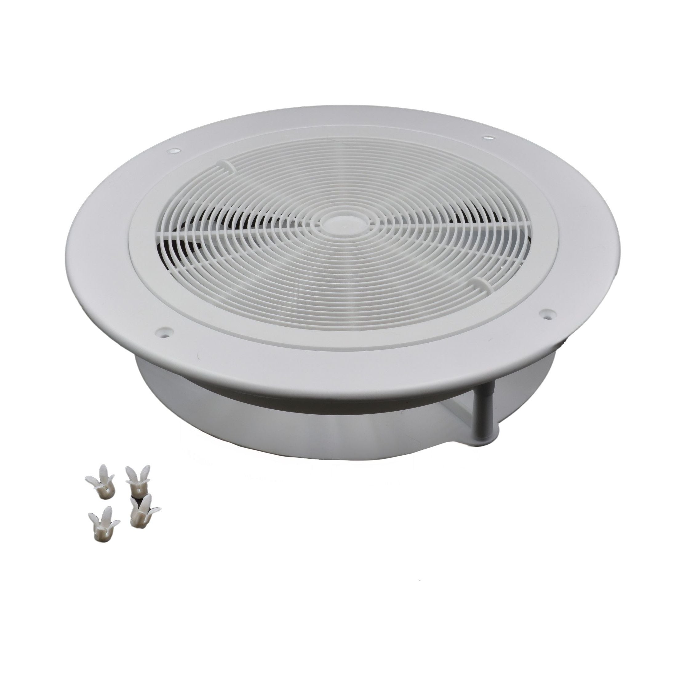 Haron 8CF Round Ceiling Vent with Motorless Fan – Vent Facing 275mm Round