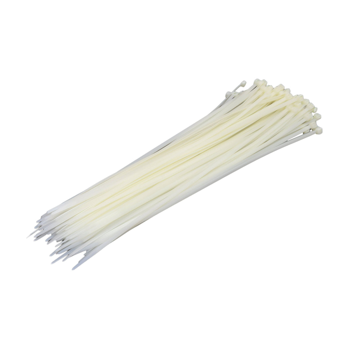 RAPTOR White 370mm x 4.8mm Medium Duty Cable Ties, 100 Pack