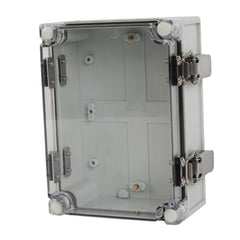 ABS IP66 Clear Lid Hinge Junction Box 125 x 175 x 75mm - Twin Eagle Imports