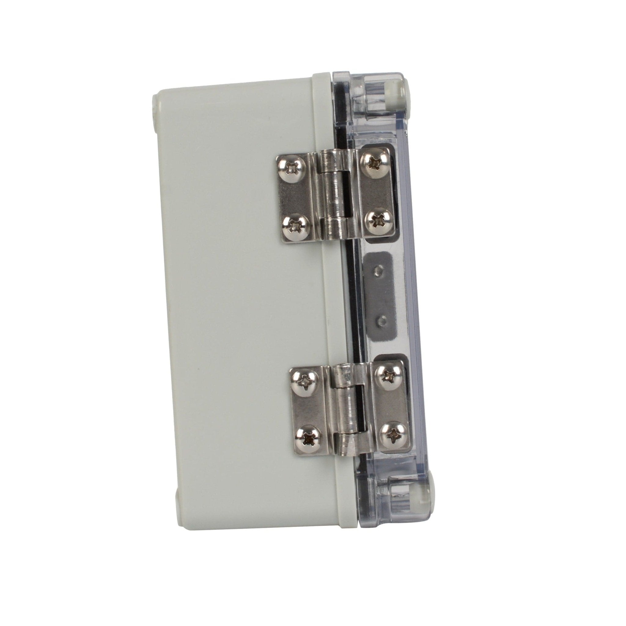 ABS IP66 Clear Lid Hinge Junction Box 80 x 130 x 70mm - Twin Eagle Imports