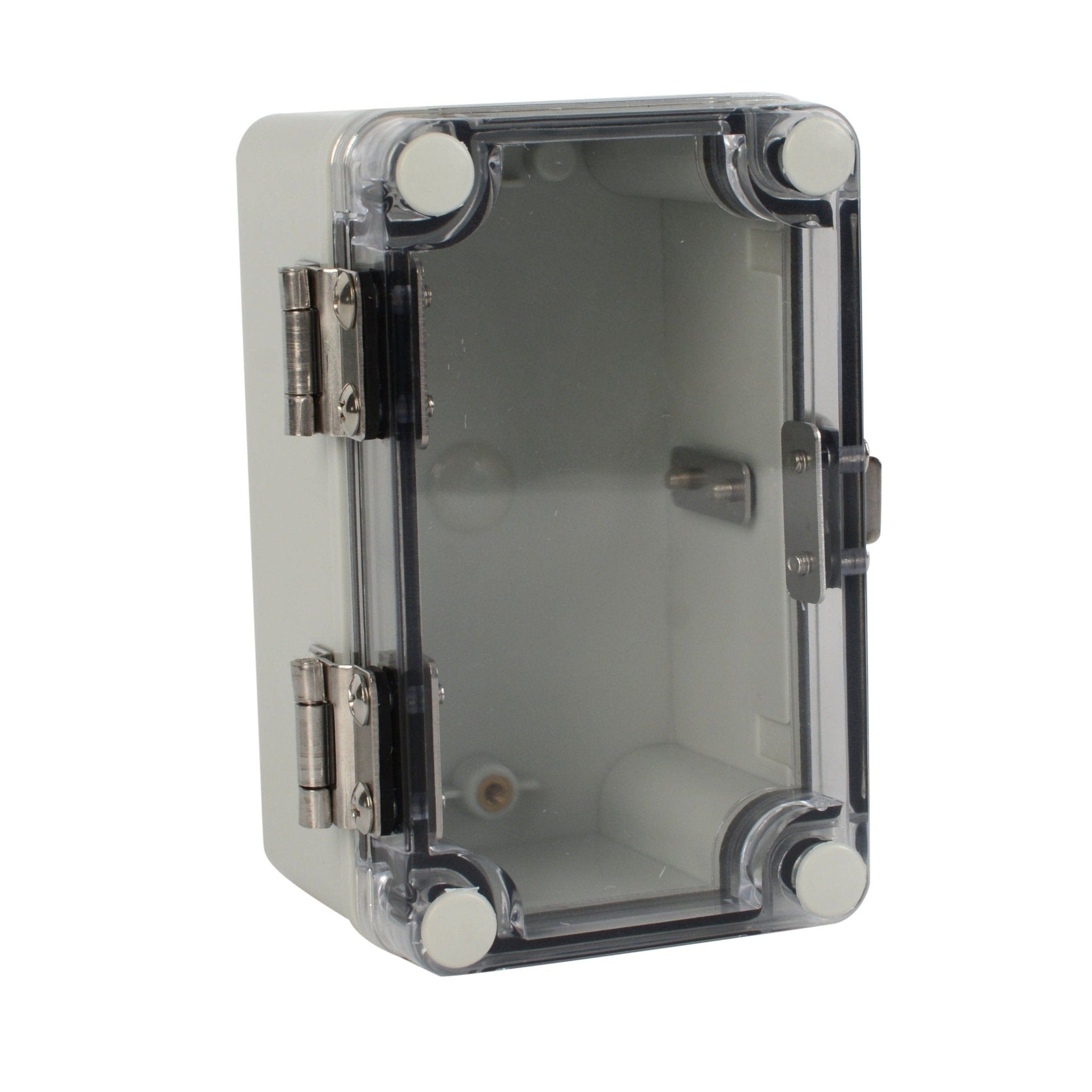 ABS IP66 Clear Lid Hinge Junction Box 80 x 130 x 70mm - Twin Eagle Imports