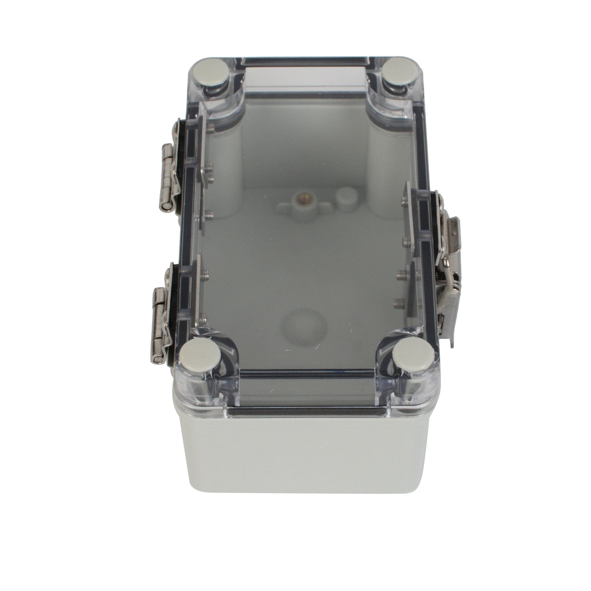 ABS IP66 Clear Lid Hinge Junction Box 80 x 130 x 70mm - Twin Eagle Imports