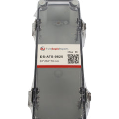ABS IP66 Clear Lid Hinge Junction Box 80 x 250 x 70mm - Twin Eagle Imports