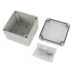 ABS IP66 Clear Lid Junction Box 125 x 125 x 100mm - Twin Eagle Imports