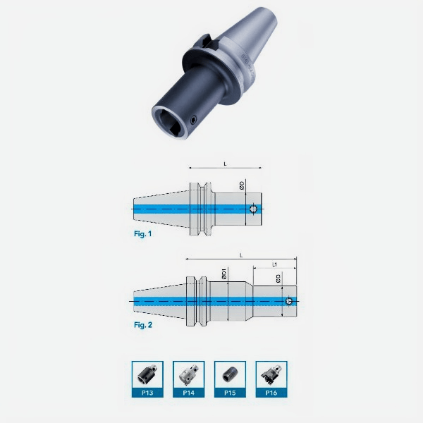 ACROW MACHINERY MFG CO LTD Adaptor Acrow BT40-AK3-150 – AK Modular Boring Shank (Ø31 mm, 150 mm Length)