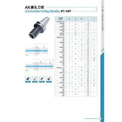 ACROW MACHINERY MFG CO LTD Adaptor Acrow BT40-AK6-065 – AK Modular Boring Shank (Ø64 mm, 65 mm Length)