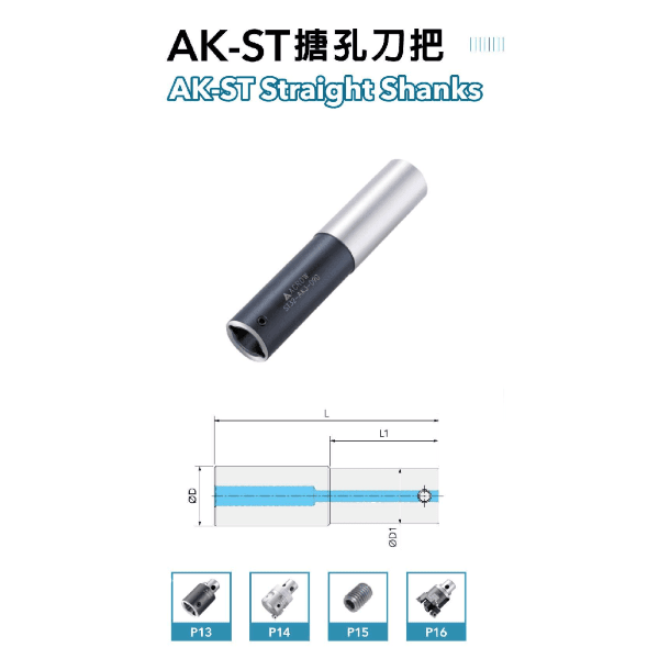 Acrow ST32-AK2-070 – AK Modular Boring Shank (Ø24 mm, 148 mm Length, 68 mm Gauge) - Twin Eagle Imports