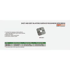 Insize Shot & Grit Blasting Surface Roughness Specimen Series ISR-CS018