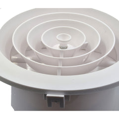 Ductsure PDJ150 Plastic Round Ceiling Vent Diffuser