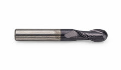 Fullerton 8.0mm 2 Flute TiAlN Coated Carbide Ball Nose Endmill - 3215 Series