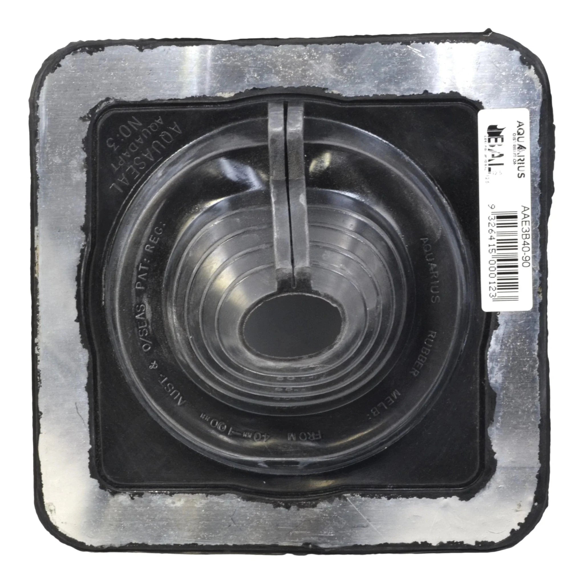 Aquaseal Aquadapt 3 Roof Pipe Flashing Black 40-90mm - Twin Eagle Imports