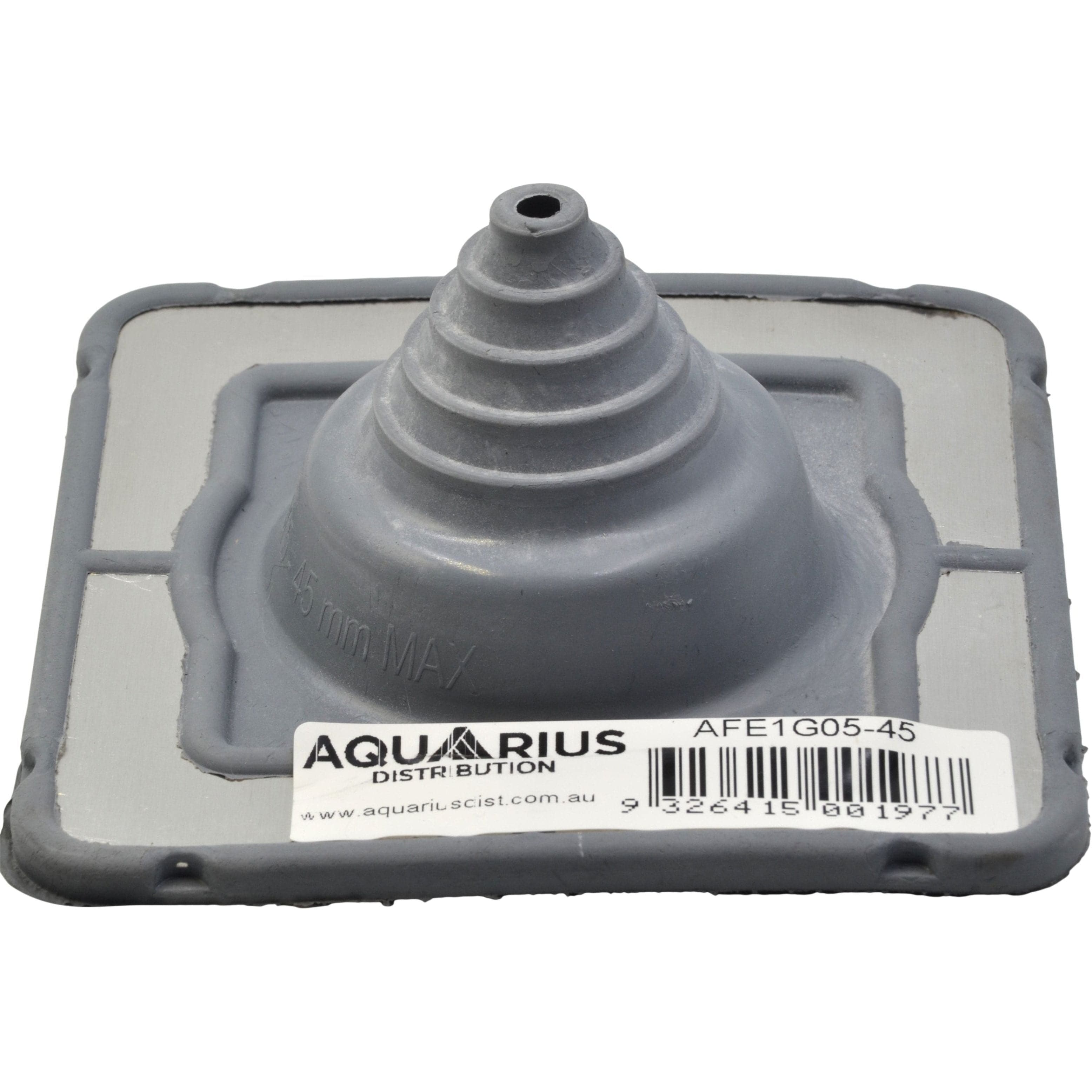 Aquaseal Roof Pipe Seal Aquaseal FlashRite #1 Metal Roof Pipe Flashing Grey 05-45mm