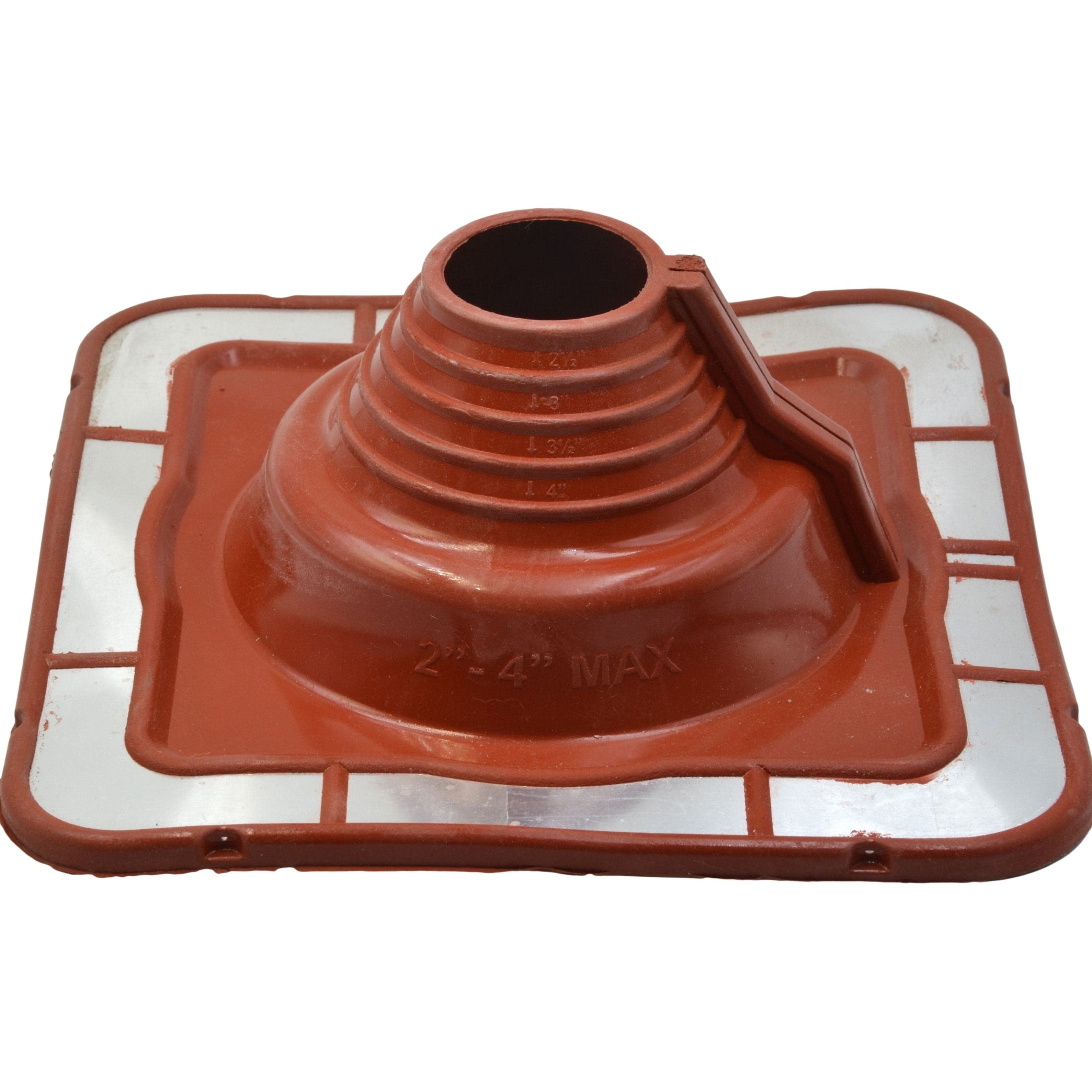 Aquaseal Roof Pipe Seal Aquaseal FlashRite #3 Metal Roof Pipe Flashing Red 50-100mm