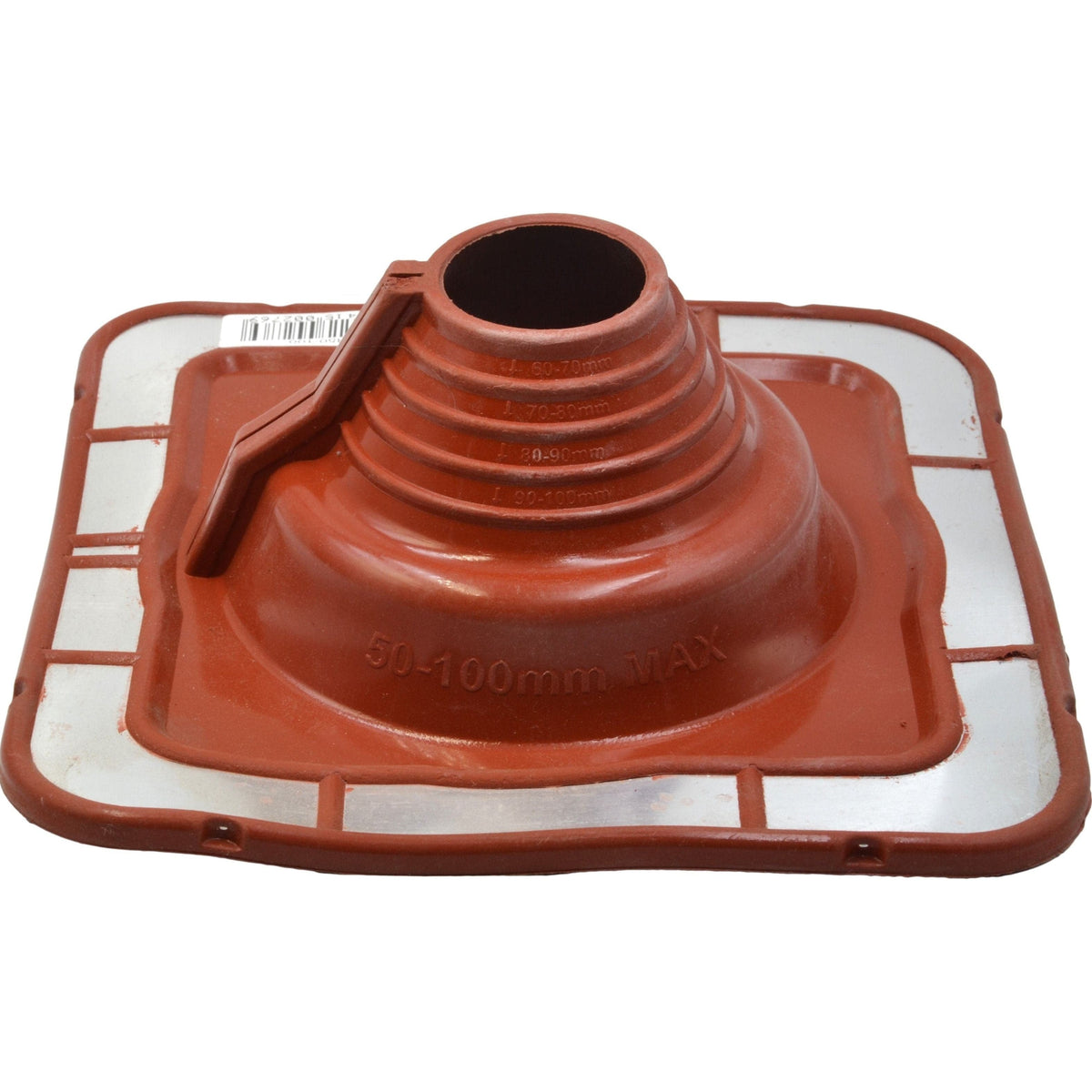 Aquaseal Roof Pipe Seal Aquaseal FlashRite #3 Metal Roof Pipe Flashing Red 50-100mm