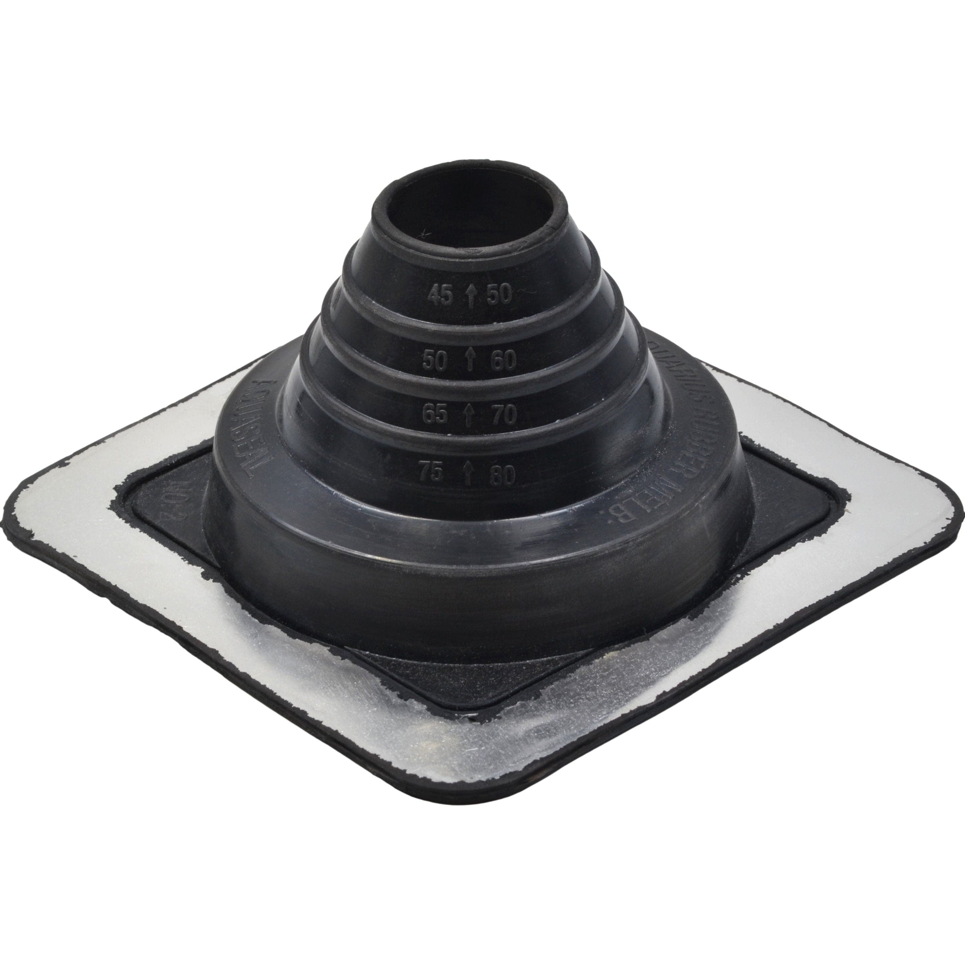 Aquaseal Roof Pipe Seal Aquaseal Special #2 Vent Pipe Flashing Black 50-80mm