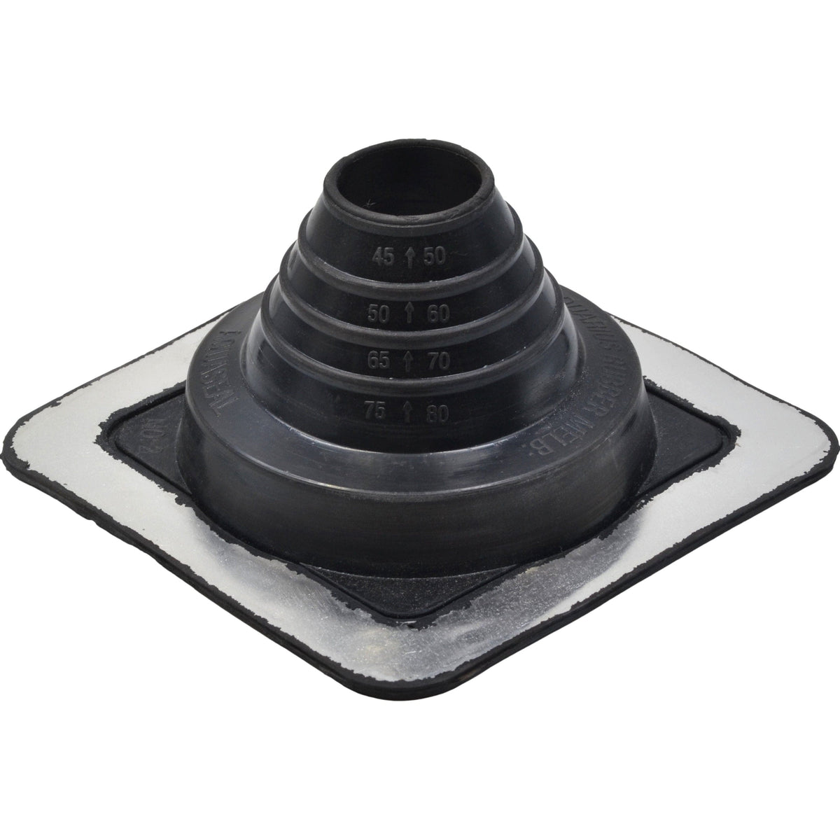 Aquaseal Roof Pipe Seal Aquaseal Special #2 Vent Pipe Flashing Black 50-80mm