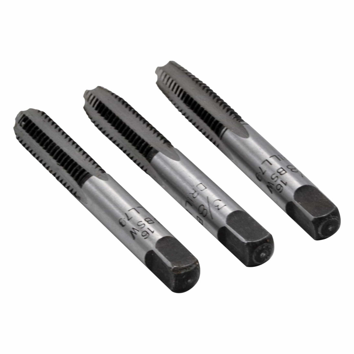 Three Stage Right Hand Imperial HSS Tap 3/8-16 BSW Thread | Assorts