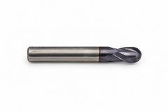 Hepyc 8mm 2 Flute TiAlN Coated Solid Carbide End Mill DIN 6527S