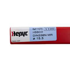 Hepyc 15.5mm HSS-Co Reduced Shank Drill – DIN 338 MR