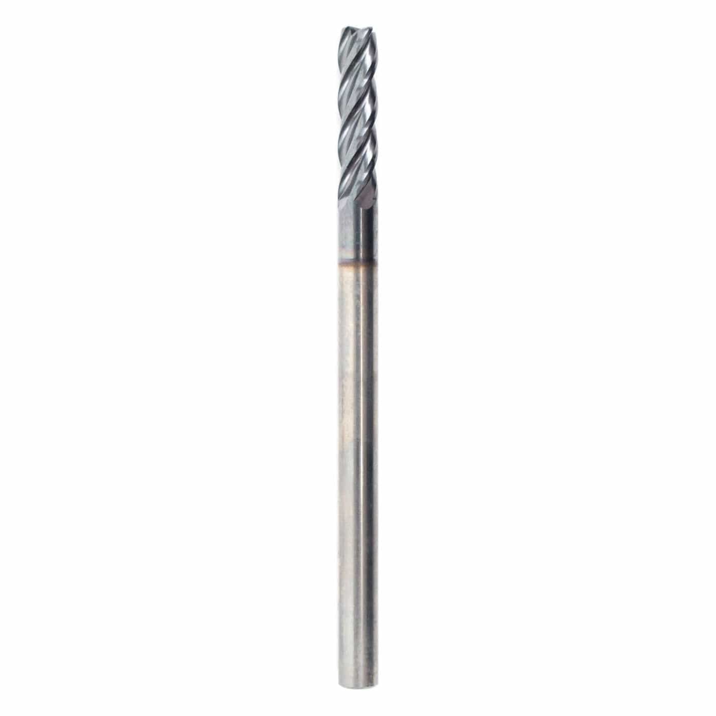 Best Carbide 1/8" Variable Helix End Mill 4 Flute Nano Coated – 0.015" Radius - Twin Eagle Imports