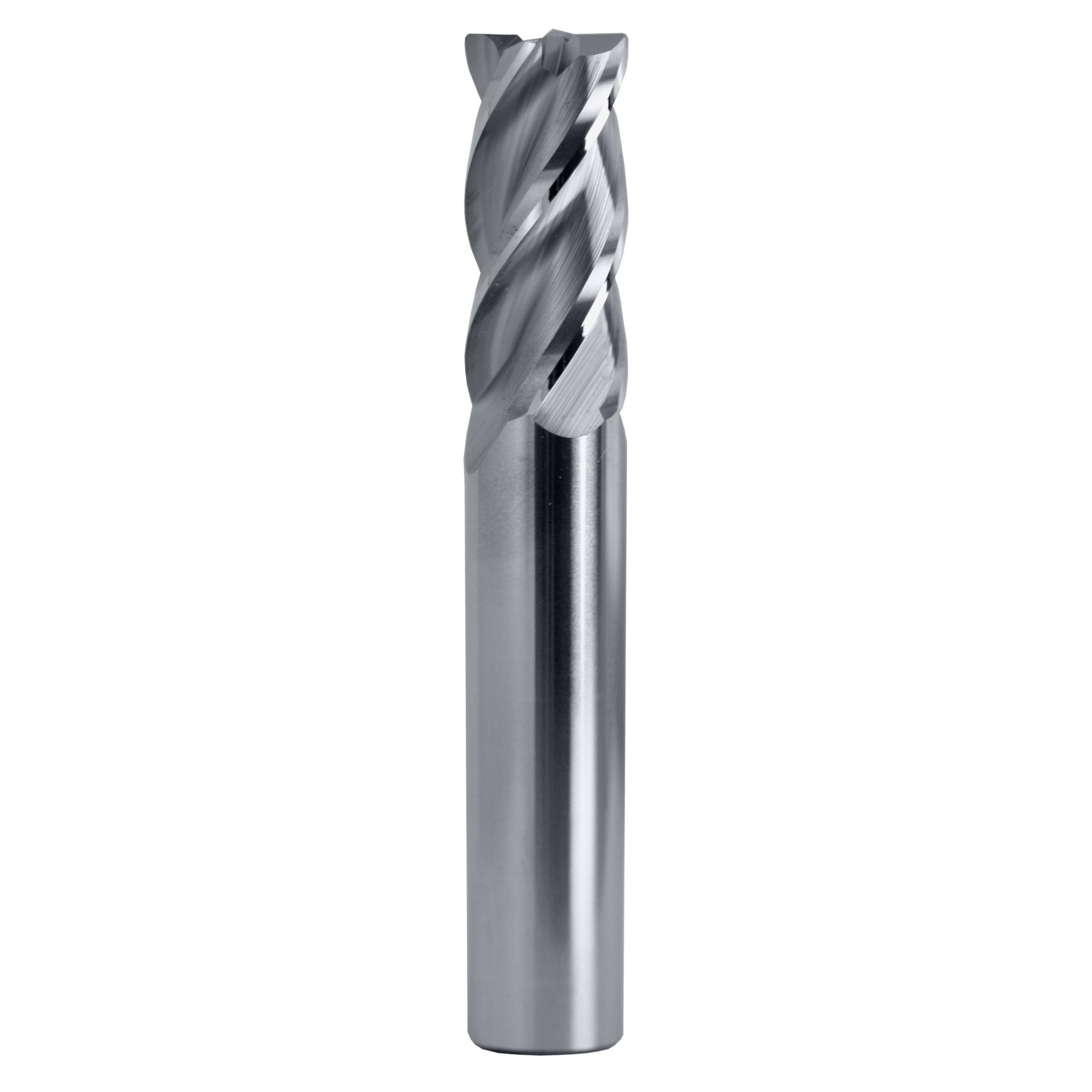 Twin Eagle's Best Carbide 12mm 4 Flute Nano Coated Short Series Corner Radius End Mill – 12mm Shank, 0.5mm Radius