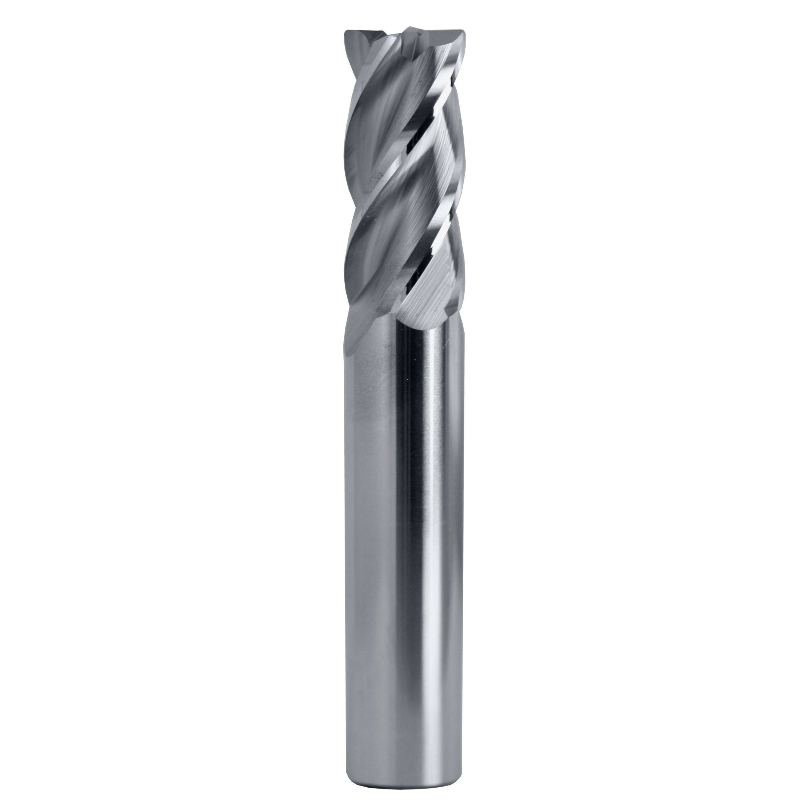 Twin Eagle's Best Carbide 8mm 4 Flute Nano Coated Short Series Corner Radius End Mill – 8mm Shank, 0.5mm Radius