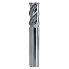 Twin Eagle's Best Carbide 8mm 4 Flute Nano Coated Short Series Corner Radius End Mill – 8mm Shank, 0.5mm Radius